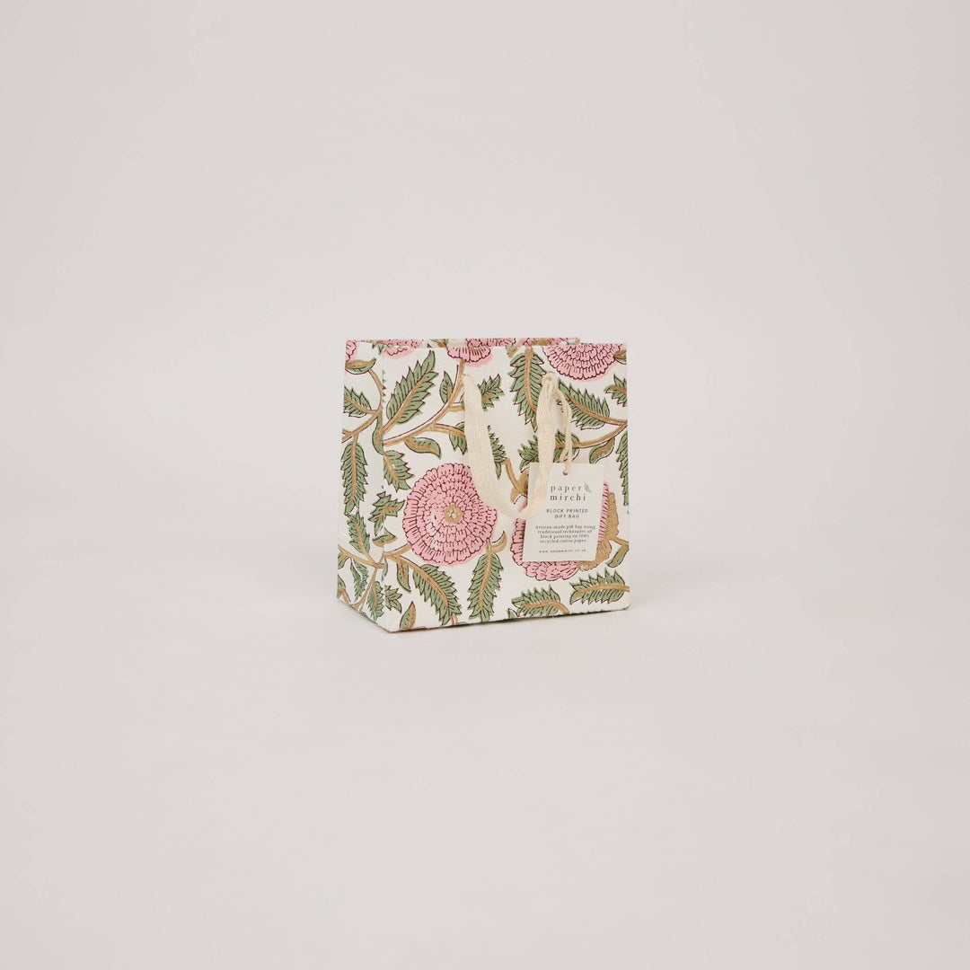 Håndtrykte gaveposer – Blush Refresh (Small)
