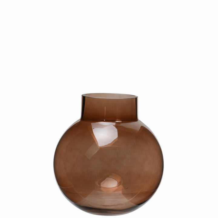 Vase i glass – hazel brown