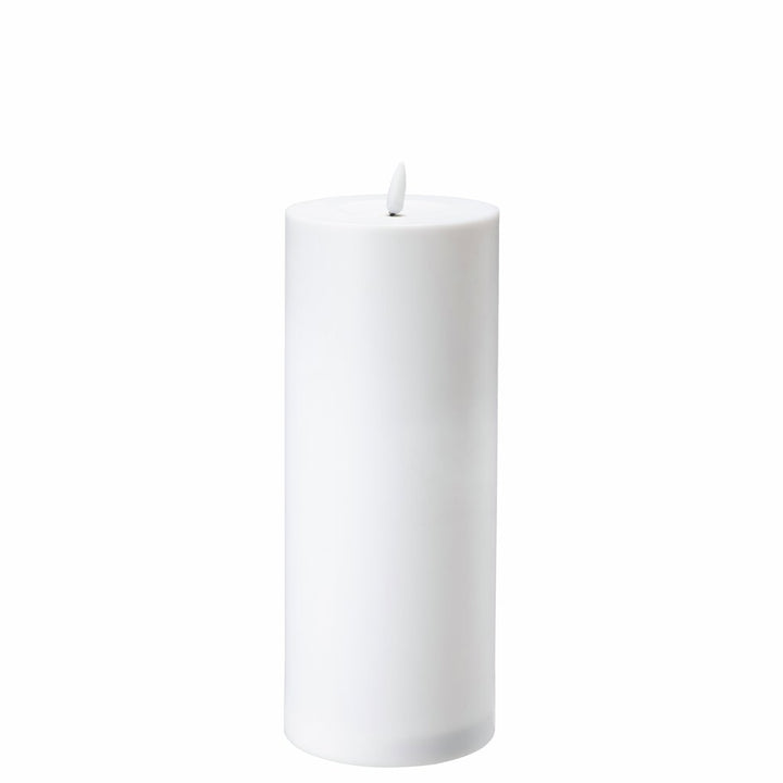 LED Utendørs Kubbelys – D10 H25 cm, White