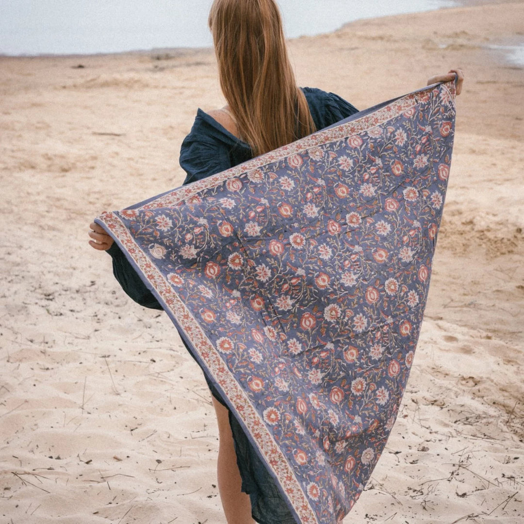 Skjerf – Miraj Indigo