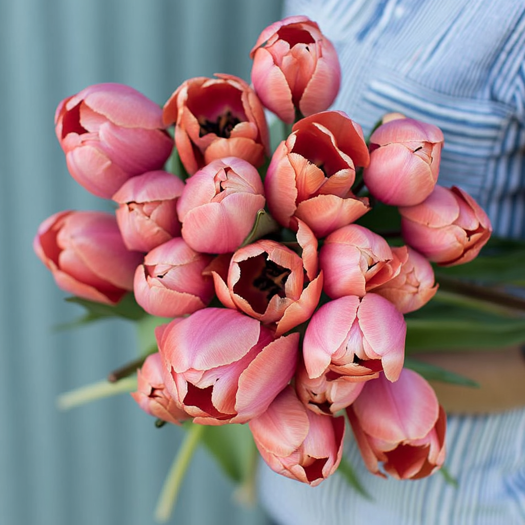 Forhåndsbestilling Tulipan 'Apricot Impression' – 5 blomsterløk