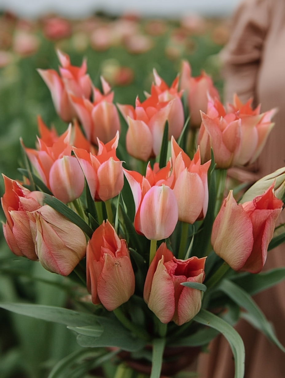 Forhåndsbestilling Tulipan ‘Salmon Gem’ – 5 blomsterløk