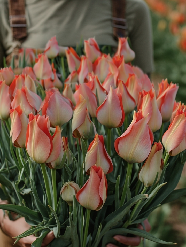 Forhåndsbestilling Tulipan ‘Salmon Gem’ – 5 blomsterløk