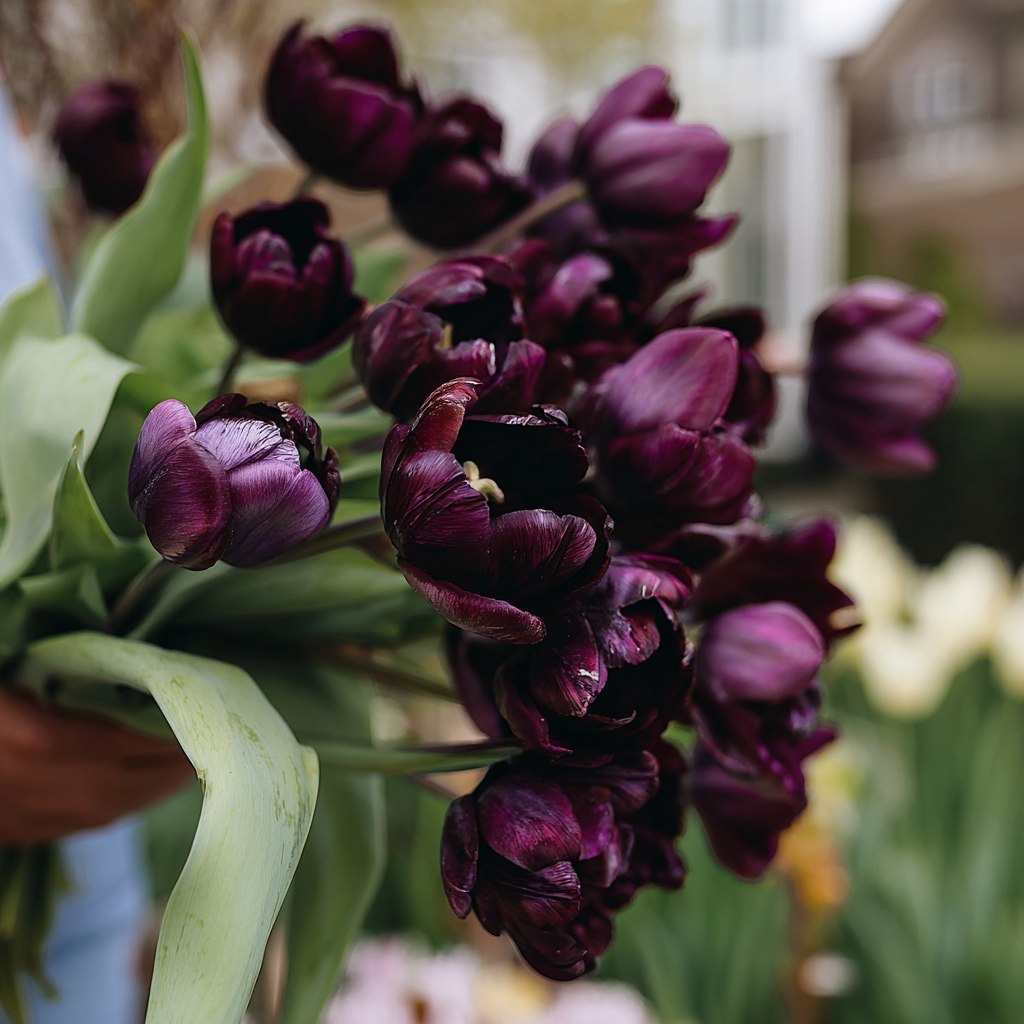Forhåndsbestilling Tulipan 'Queen of Night' – 5 blomsterløk