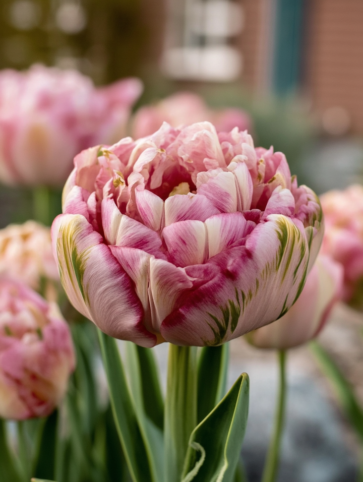Forhåndsbestilling Tulipan ‘Peach Blossom’  – 5 blomsterløk