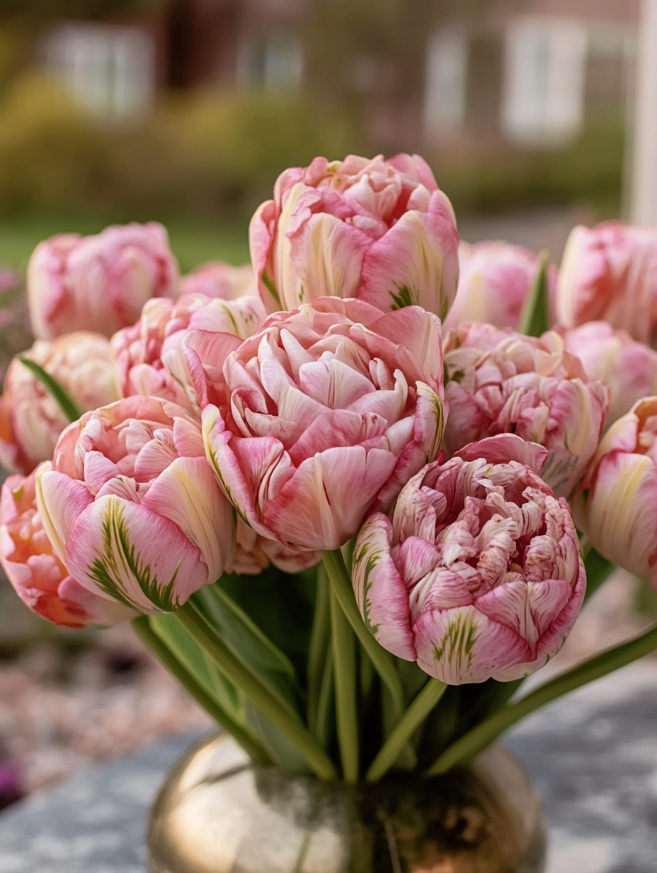 Forhåndsbestilling Tulipan ‘Peach Blossom’  – 5 blomsterløk