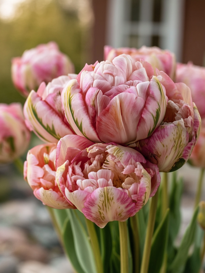 Forhåndsbestilling Tulipan ‘Peach Blossom’  – 5 blomsterløk