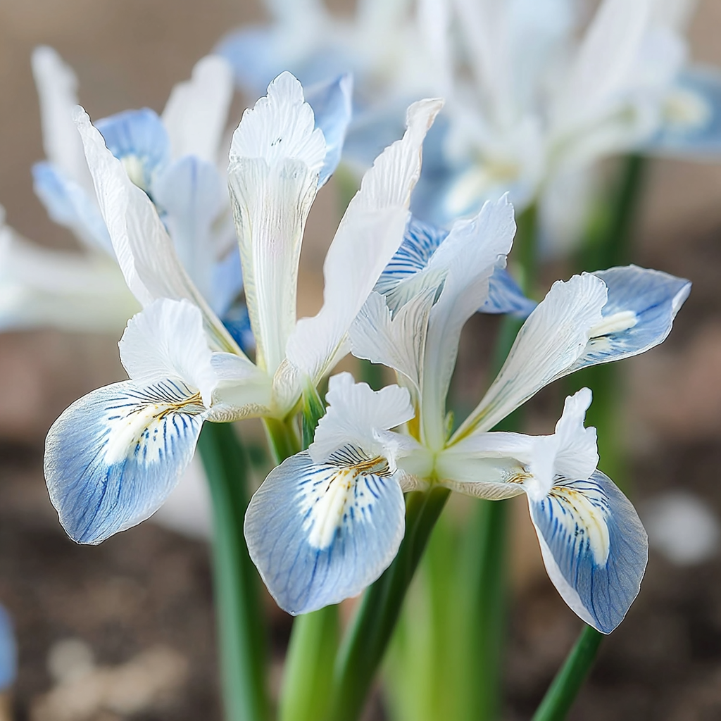 Forhåndsbestilling Iris reticulata 'Frozen Planet' – 10 blomsterløk