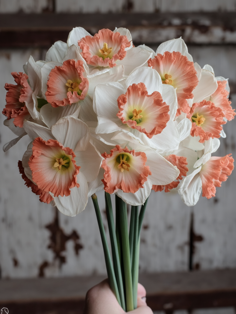 Forhåndsbestilling Påskelilje Narcissus ‘Pink Charm’ – 5 blomsterløk