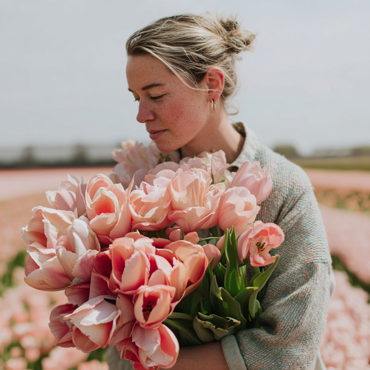 Forhåndsbestilling Tulipan 'Salmon van Eijk' – 5 blomsterløk