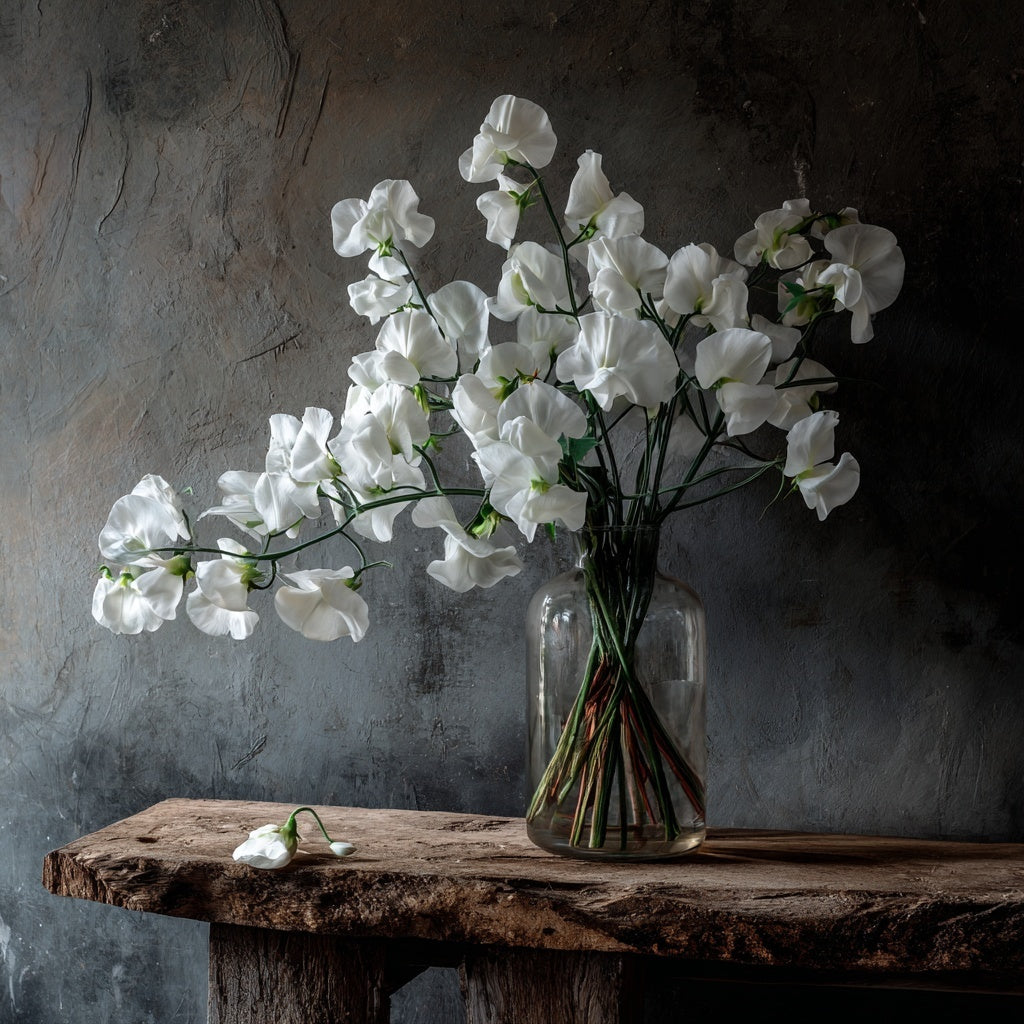 Erteblomst ‘Mammoth White’